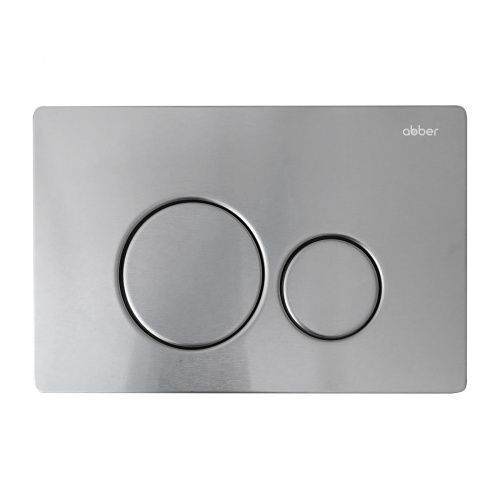 Клавиша смыва механическая Abber AC0121MCH цвет хром матовый