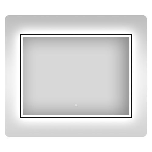 Зеркало с подсветкой Wellsee 7 Rays' Spectrum 172201390 100х80 подвесное