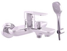 Смеситель для ванны и душа VLTAVA VT454.5/1 настенный хром