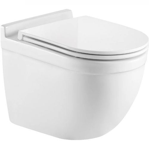 Унитаз подвесной WeltWasser 10000011192 белый глянцевый с сиденьем микролифт безободковый смыв торнадо