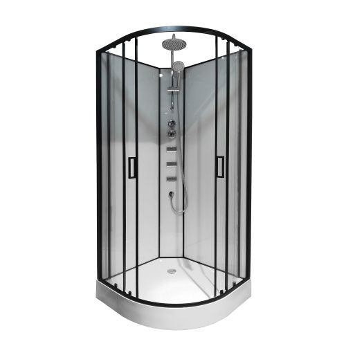 Душевая кабина Loranto NEO CS-21811-100 100х100 четверть круга без крыши ориентация универсальная