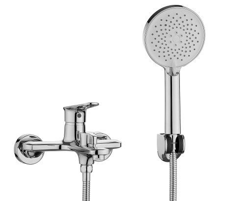 Смеситель для ванны и душа Savol S-600603A настенный хром
