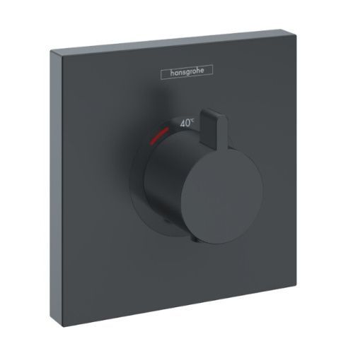Смеситель Hansgrohe ShowerSelect 15760670 встраиваемый в стену черный с термостатом