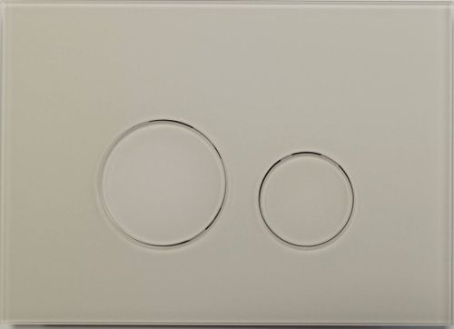 Клавиша смыва механическая KK POL M11 350/PPX/001-00-00 цвет бежевый матовый