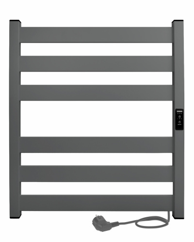 Полотенцесушитель Indigo Oktava Slim 5 LСLOKS5E60-50MGRt 53х60 электрический серый