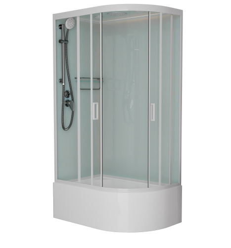 Душевая кабина Frank 135009 120х80 с крышей ориентация левая