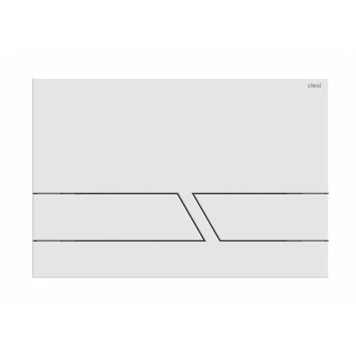 Клавиша смыва механическая Ctesi Kali Soft Touch BK0202157 цвет белый матовый