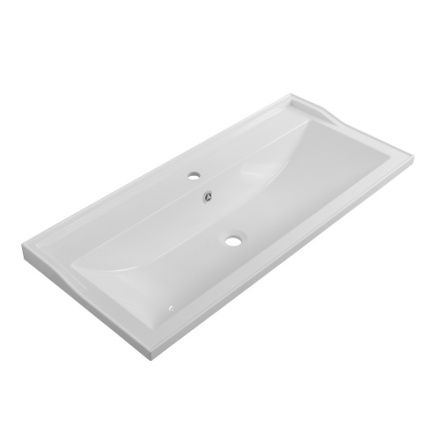 Раковина из искусственного камня Cezares GIUBILEO CZR-1000/450-LV-MR-FS 80х45 подвесная цвет белый матовый 1 отверстие под смеситель