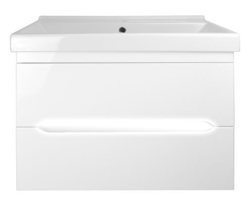 Тумба с раковиной Loranto Арфа CS00044715 80х40х60 подвесная цвет белый