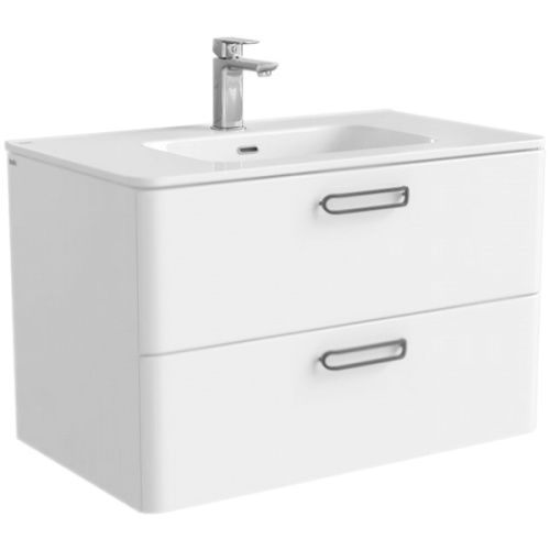 Тумба с раковиной IDDIS Brick BRI80W0i95K 80х47х50 подвесная цвет белый