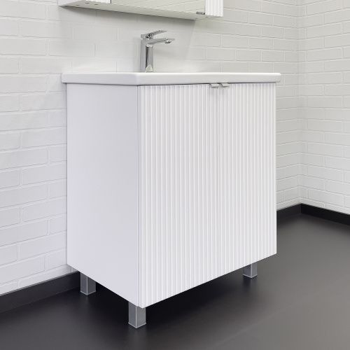 Тумба с раковиной Comforty Лима 00-00004892CF 70х45х85 напольная цвет белый