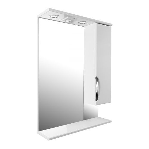 Зеркало-шкаф Loranto Стиль CS00024457 60х17х83 подвесной цвет белый