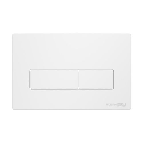 Клавиша смыва механическая Wasserkraft WM03 цвет белый матовый