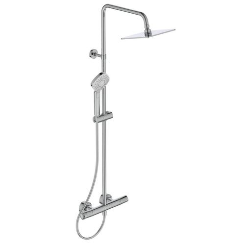 Душевая стойка Ideal Standard Ceratherm T100 A7240AA настенная цвет хром с термостатом