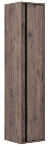 Шкаф-пенал Aquanet Lino 00253914 35х33х160 подвесной цвет темное дерево