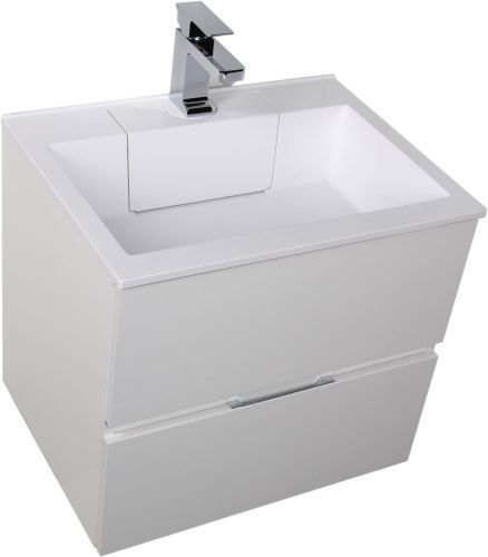 Тумба под раковину Aquanet Алвита 00184301 59х45х53 подвесная цвет белый