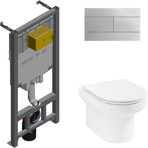 Комплект унитаз с инсталляцией Jacob Delafon Elite E21742RU-00