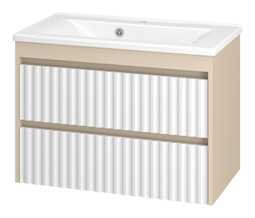 Тумба под раковину Brevita Balaton BAL-06080-03-012Я 78х44х54 подвесная