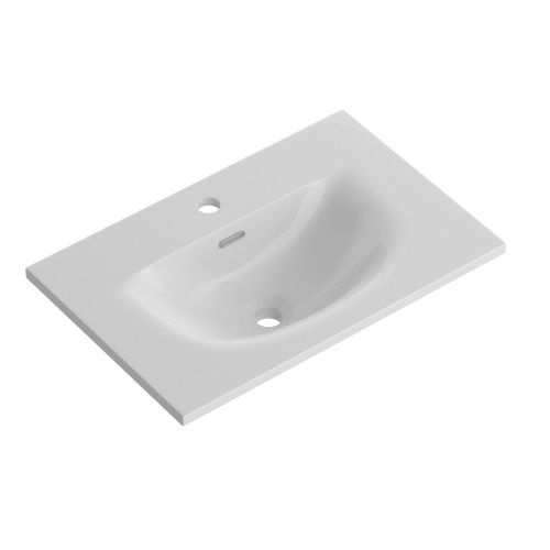 Раковина керамическая BelBagno BB-8099-3-60 60х40 накладная цвет белый 1 отверстие под смеситель