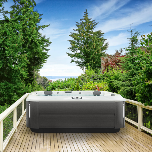 Минибассейн Jacuzzi J375 ZM12ZY0EW40 230х230 квадратный отдельностоящий уф+озон, теплоизоляция, подсветка