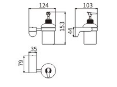 Дозатор CeramaLux Neo 51012 - фото 2