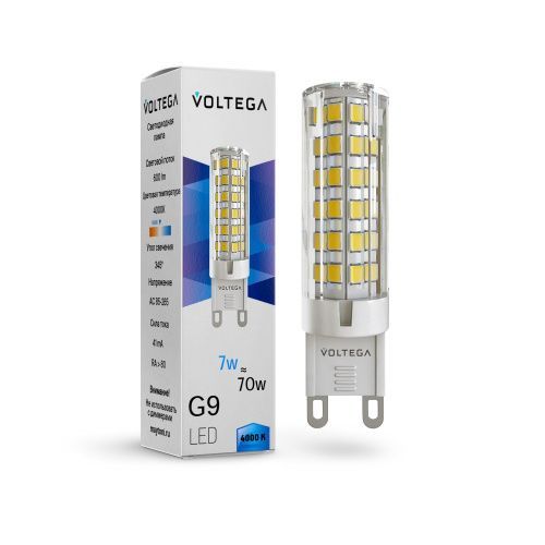 Лампа светодиодная Voltega Capsule G9 7188