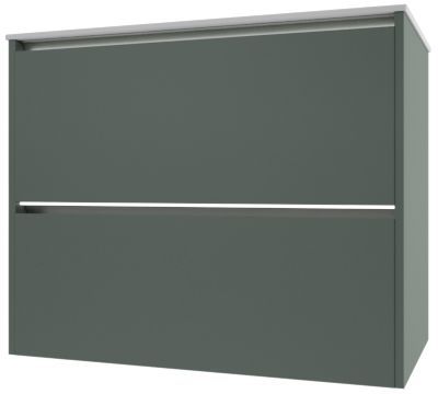 Тумба под раковину Allen Brau Activity 1.34012.CGM 80х46х65 подвесная цвет зеленый - фото 2