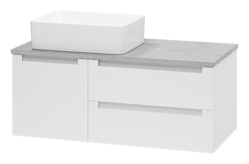 Тумба под раковину Brevita Cargo CAR-01100-011П2Я 99х49х40 подвесная