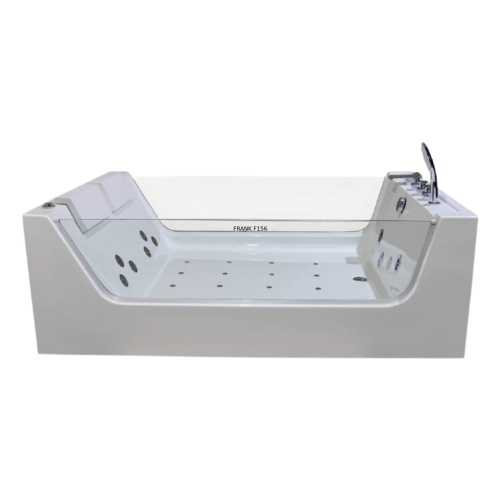 Ванна акриловая гидромассажная Frank 2016439109 170х120 пристенная прямоугольная с каркасом
