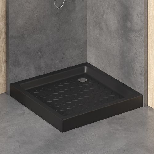 Душевой поддон RGW CER 19170199-04 90х90 керамика черный