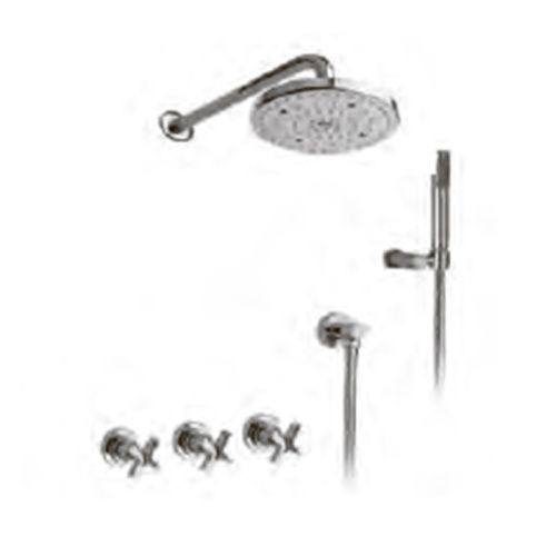 Душевой гарнитур Nicolazzi Monte Croce 2233EXTCR27 встраиваемый хром