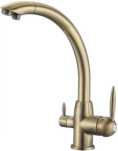 Смеситель для кухни Savol S-L1699C на столешницу бронза