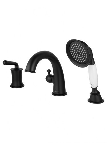 Смеситель Wonzon & Woghand Steam WW-88659008-MB на борт ванны черный