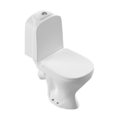 Унитаз-компакт напольный с бачком Sanita Luxe Classic (Sanita Luxe) WC.CC/Classic/2-DM/WHT.G/S1 белый с сиденьем микролифт смыв торнадо