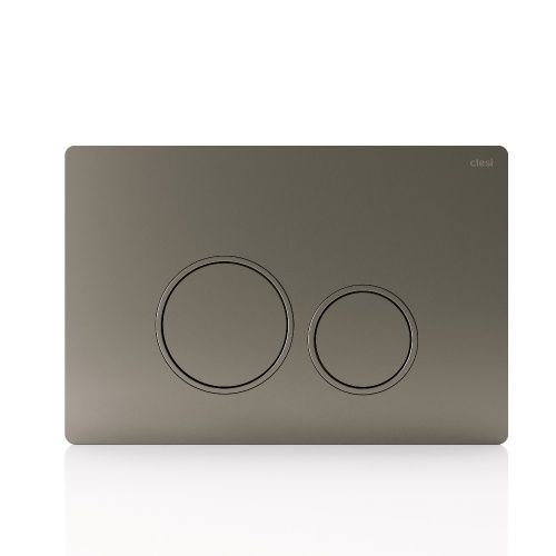 Клавиша смыва механическая Ctesi Round BK0202127 цвет графит