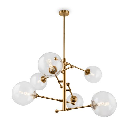 Люстра Freya Maddison FR5115PL-06BZ 435x470x600 На штанге