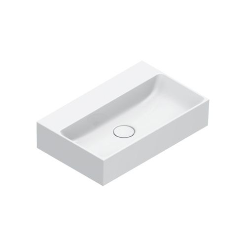 Раковина керамическая Catalano Premium 55 см 220550001 подвесная цвет белый без отверстий под смеситель