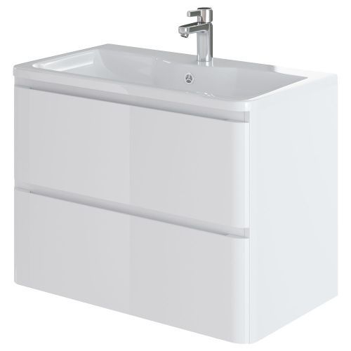 Тумба с раковиной Итана Roberto 375043 79,5х45,6х60,6 подвесная