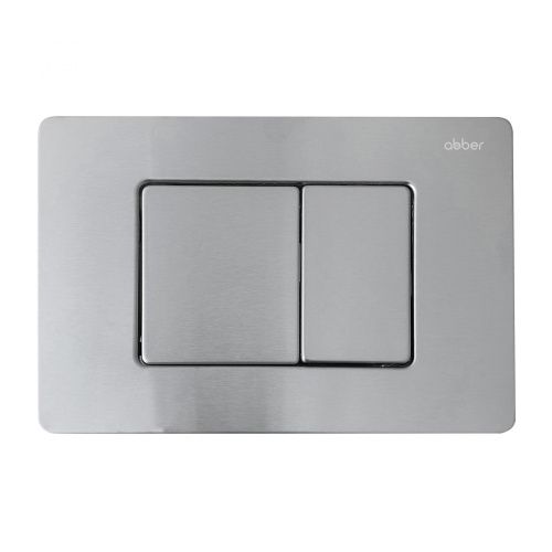 Клавиша смыва механическая Abber AC0120MCH цвет хром матовый
