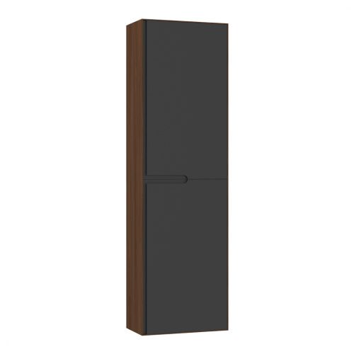 Шкаф-пенал Orka Craft 3000319 40х27х138 подвесной цвет орех/антрацит