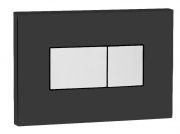 Клавиша смыва пневматическая Oli KARISMA 641017 цвет черный матовый/хром