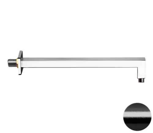 Кронштейн для верхнего душа 30 см Remer 348S30CFP черный брашированный хром
