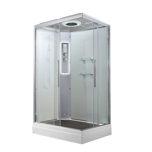 Душевая кабина AvaCan K K2012LED 120х90 прямоугольная с крышей ориентация универсальная