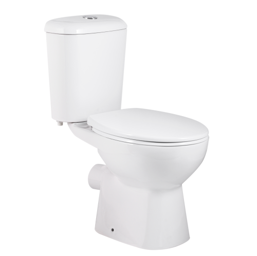 Унитаз-компакт напольный с бачком Iberica Blanca Múnia IB.MUN.121.1B1 белый с сиденьем микролифт безободковый каскадный смыв