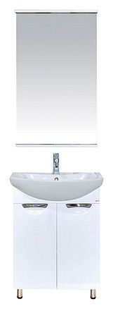 Тумба под раковину Misty Лаванда Э-Лав01060-011Пр 56х32х70 напольная - фото 3