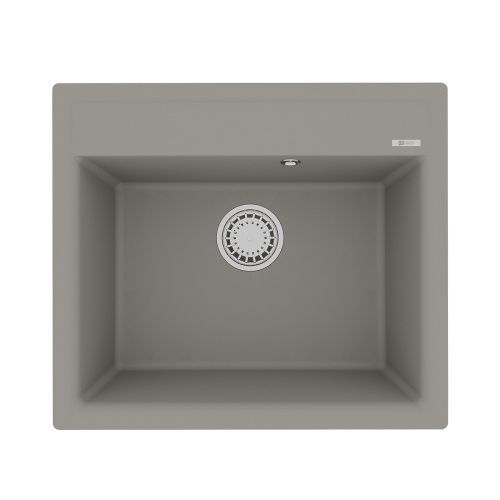 Кухонная мойка LeMark Hanka 570 9910015 57х50 цвет серый поверхность матовая