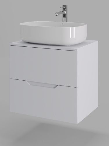 Тумба с раковиной Orange Line Li-60TuwMDF+B07-540W 61х46х71