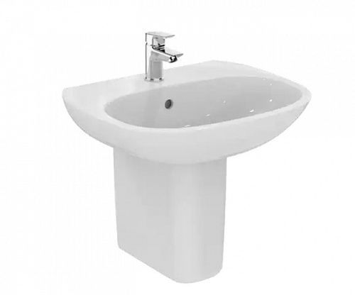 Раковина керамическая Ideal Standard TESI T352201 60х48 подвесная цвет белый 1 отверстие под смеситель