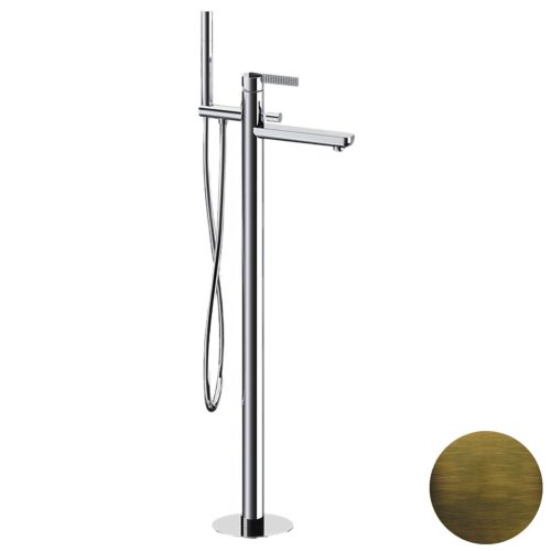 Смеситель для ванны Daniel Club ANC678OM напольный латунь брашированная