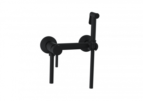 Гигиенический душ со смесителем Ceramalux DRS/001 черный матовый